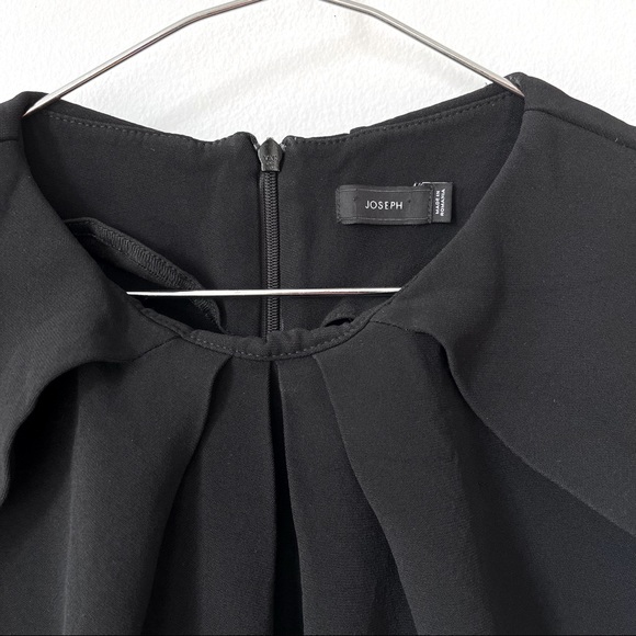 Joseph black halter top, high end sleeveless blouse; fits small size - Picture 2 of 4